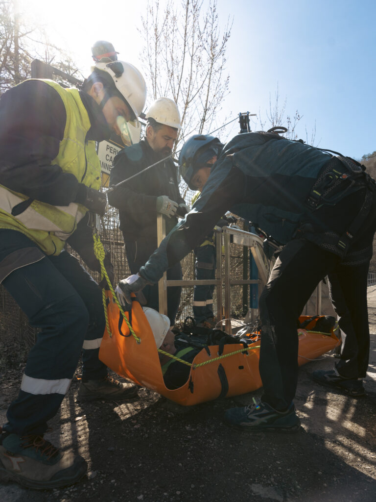 Esercitazione di recupero con squadra HSE all’interno